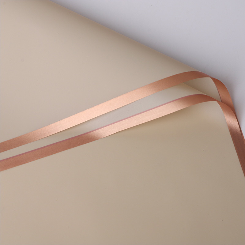 Papel de envolver regalo de alta calidad, papel mate de color sólido, papel liso coreano, ramo impermeable al por mayor, papel de envolver floral