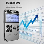 跨境外贸录音笔 定时AB复读声控28国语言 内置+外插TF卡  V35