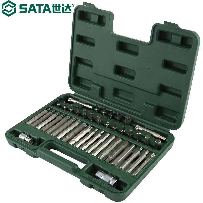 SATA世达工具 42件8MM系列旋具头组套 09327