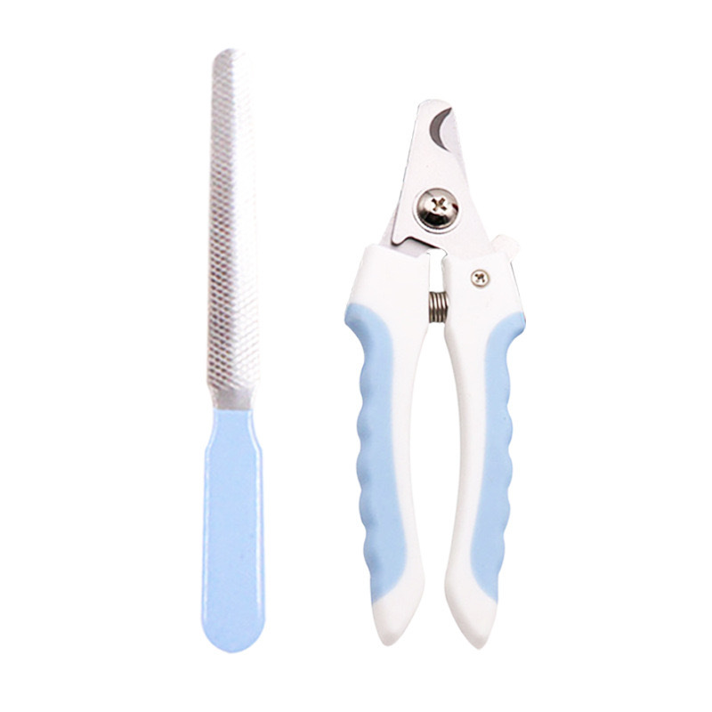 Tijeras de uñas de acero inoxidable de mango recto para mascotas, perros y gatos, herramientas de limpieza, tijeras de uñas para mascotas, set