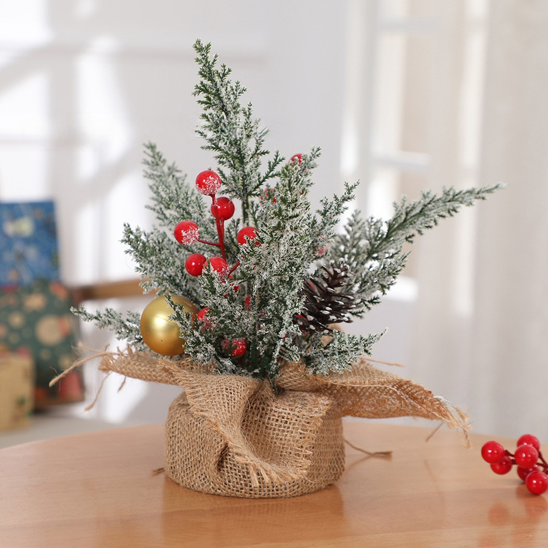 模擬赤い果実クリスマス装飾模擬クリスマスツリー植物クリスマスギフトミニクリスマス装飾品卸売|undefined
