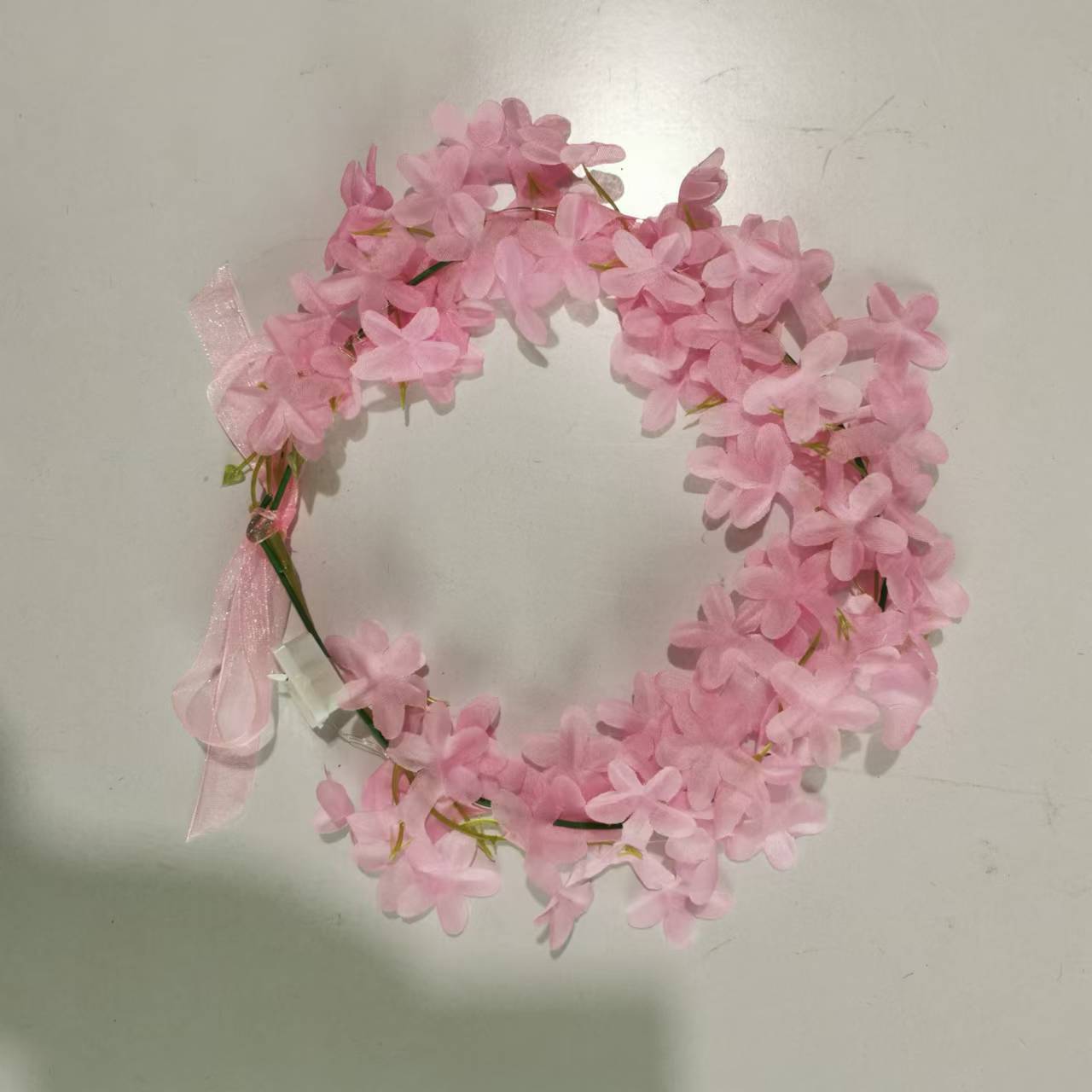 빛나는 라일락 화환(핑크 랜턴)