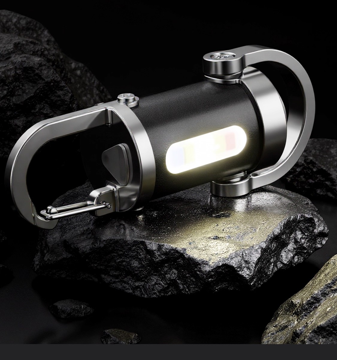 New Keychain Mobile Phone Charging Lighting Outdoor Flashlight Portable Waist Hanging Mini Charging Waterproof Camping