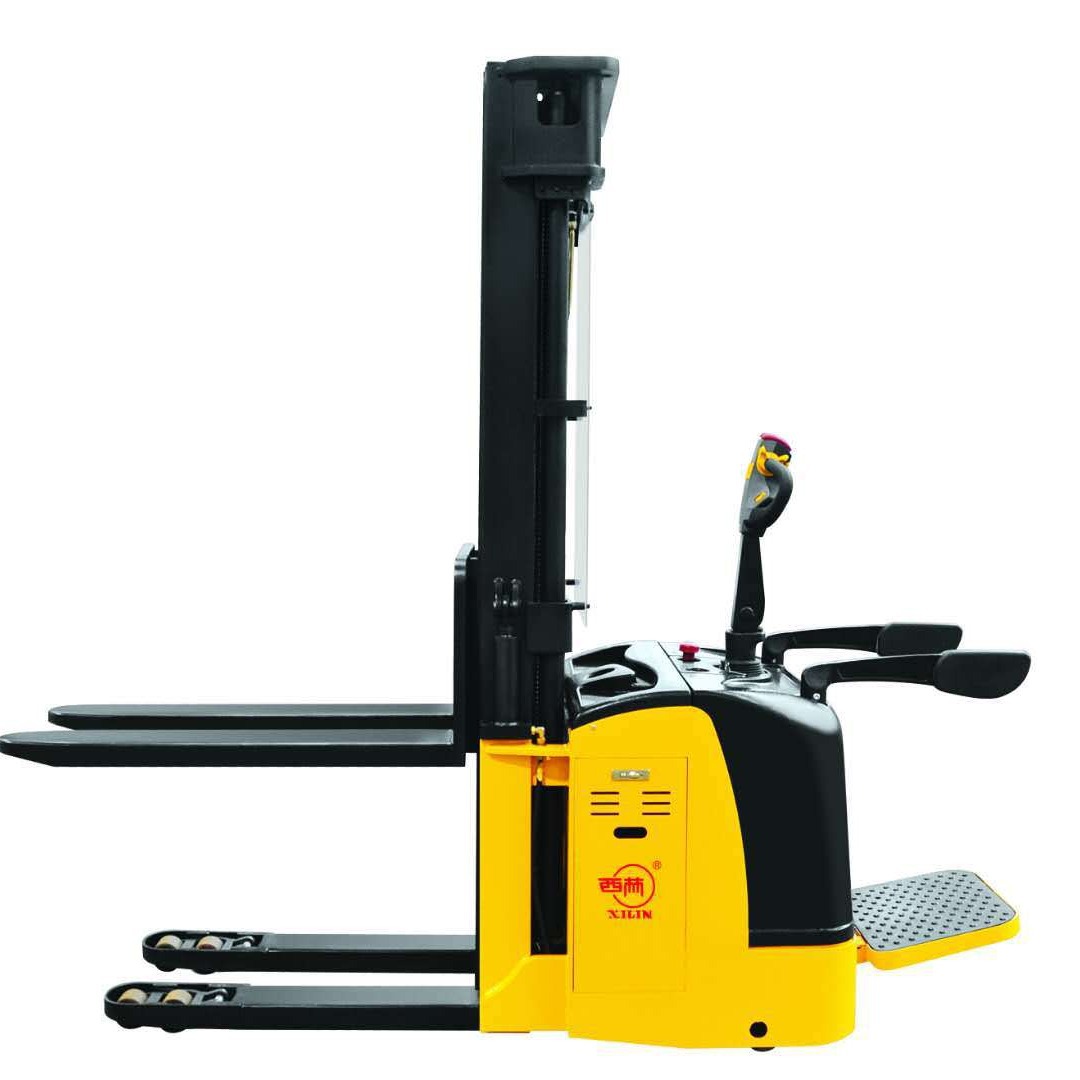 厂家步行站架式升降叉车仓库装卸货电动堆高车前移式堆垛车