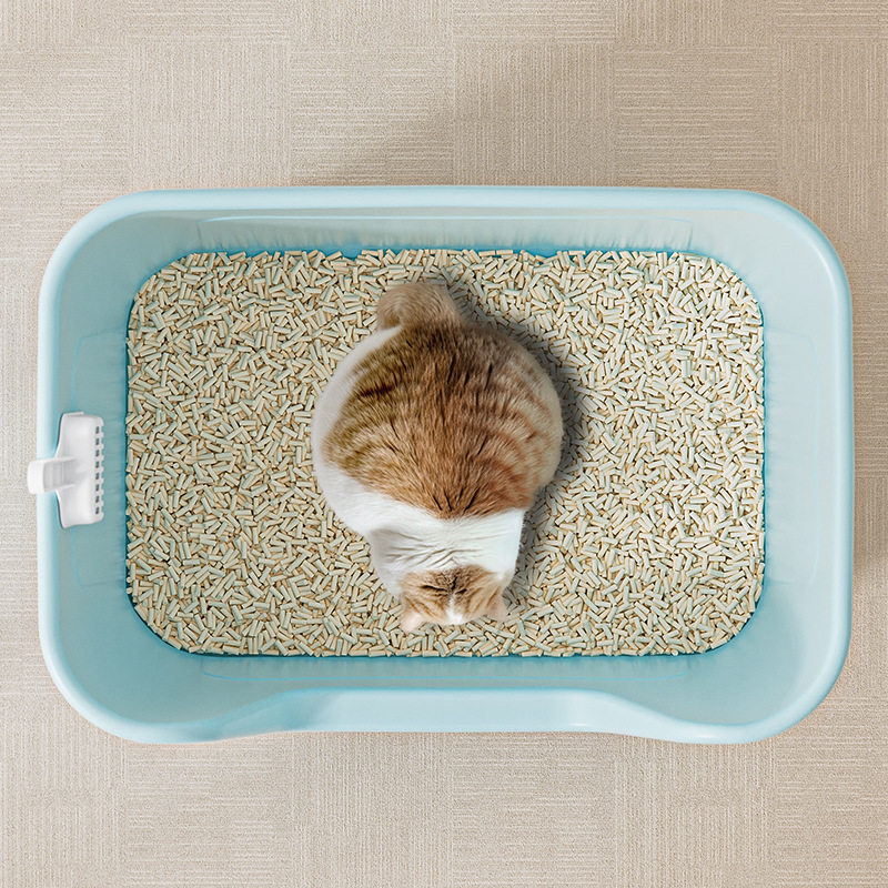 特大抗スプラッシュ猫トイレ子猫特大オープン猫トイレ猫トイレペット用品卸売|undefined