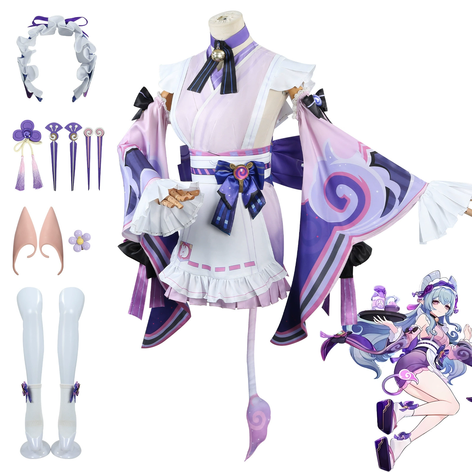 漫多 Genshin Impact Yue Ruixi cosplay costume Genshin Impact Qiu Sha Sentou Dreams Yue Ruixi cosplay animation costume