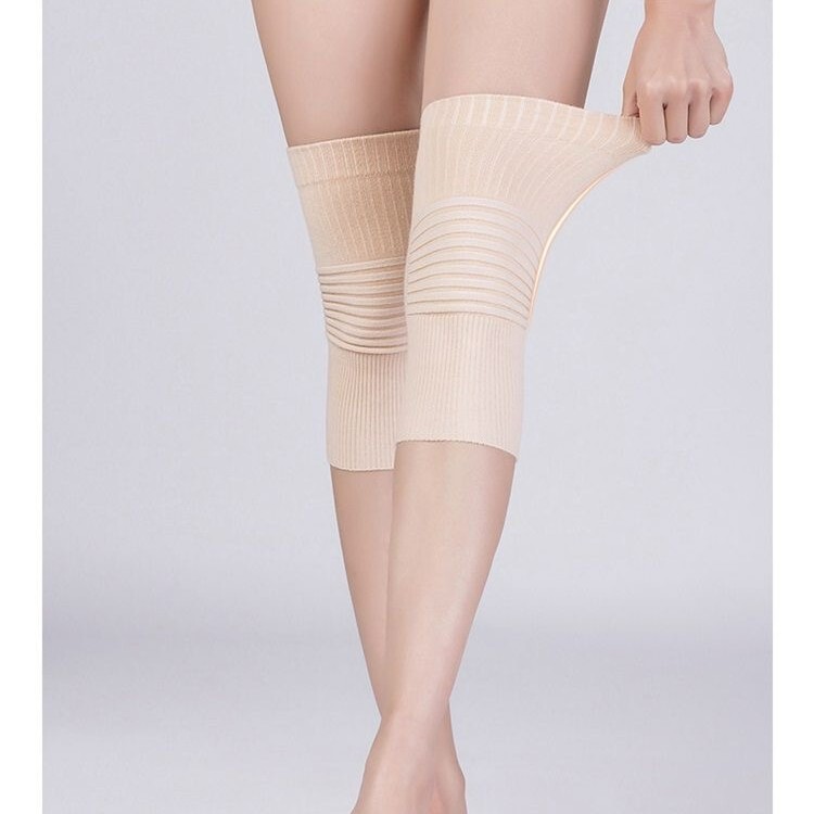 女性用膝パッド、暖かく厚く、膝関節を保護、冷えた足を防ぐ滑り止めニーハイソックス、韓国の秋冬無地、男女同型|undefined