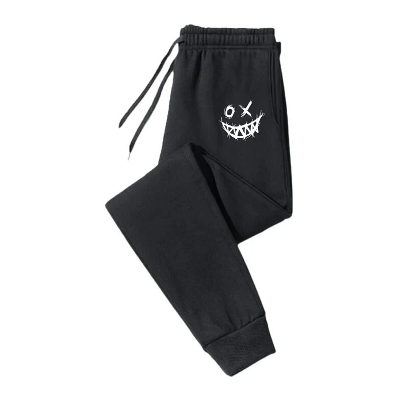 2026 Spring and Autumn New Style Unisex Casual Sports Sweatpants Straight-Leg Pants Spider Print Multi-Color Pants