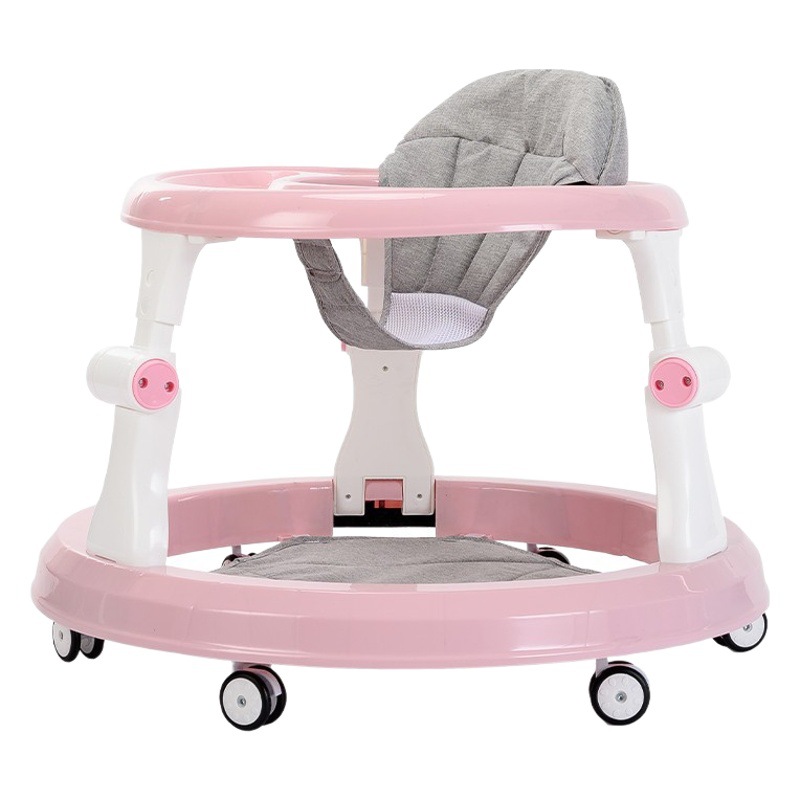 Baby Walker anti-o-pierna multi-funcional anti-Flip mano empuje puede sentarse niña bebé comienzo Walker