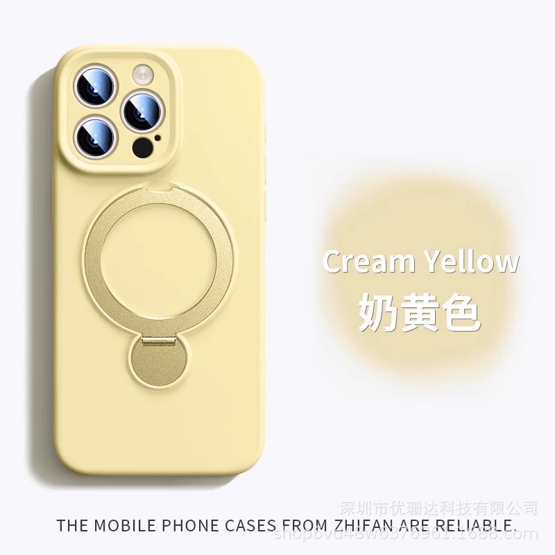 iPhone17PROMAX対応回転スタンド付き液体シリコン製スマホケース、ストラップ付き、Apple16用耐衝撃保護ケース|undefined