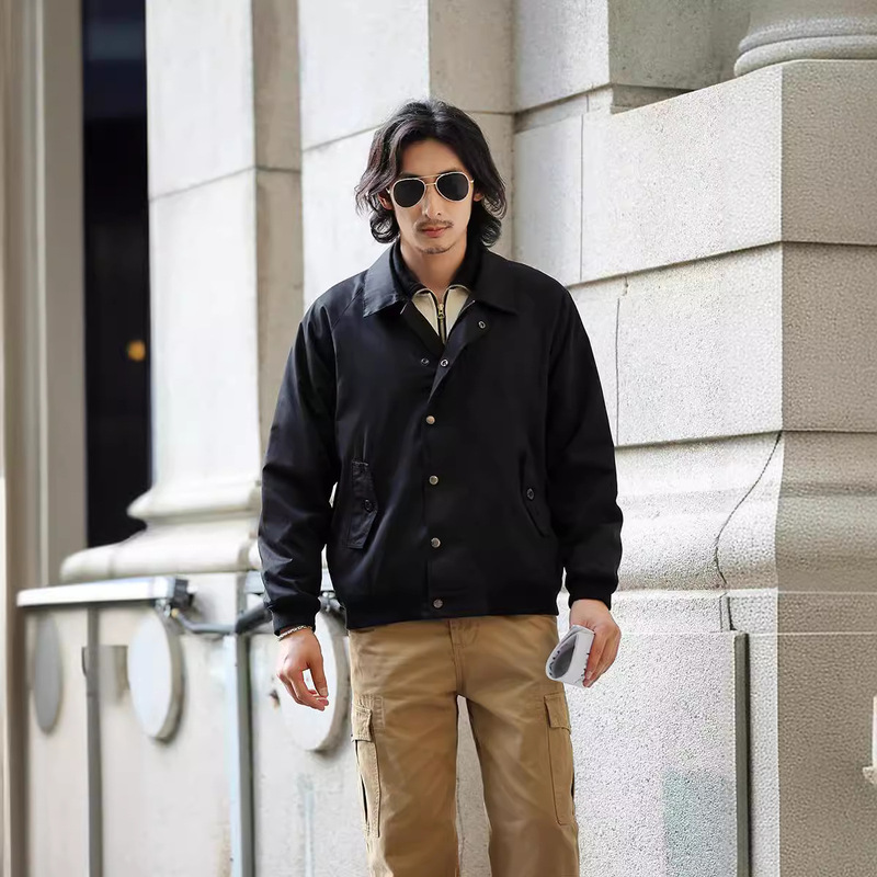 OKONKWO Harrlington jacket star with lapel Harrington G9 jacket golf jacket