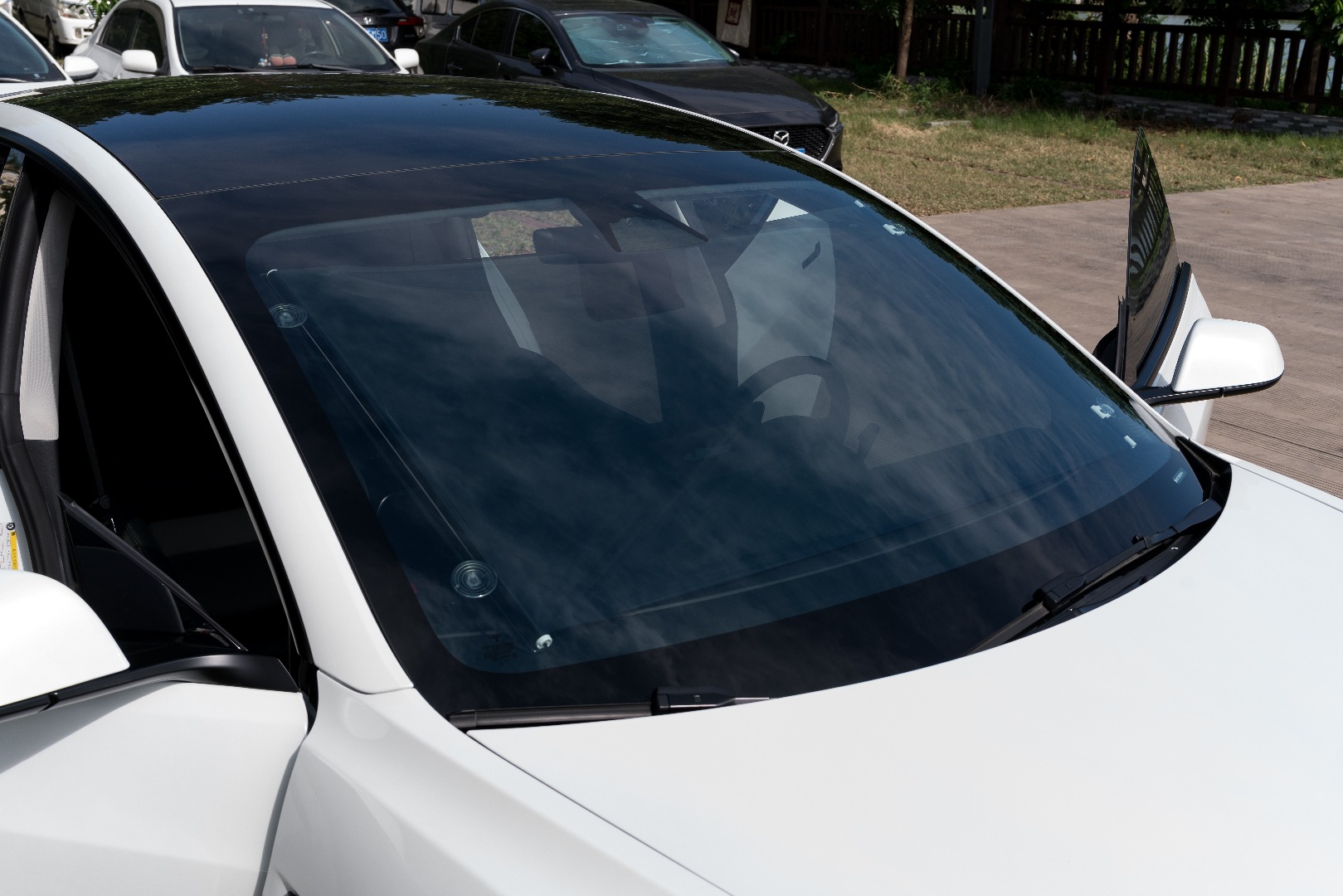 Cross-Border Car Roller Blinds, Car-Mounted High-Definition Retractable Sunshades, Transparent Car and Home Dual-Use Sun Protection Shades