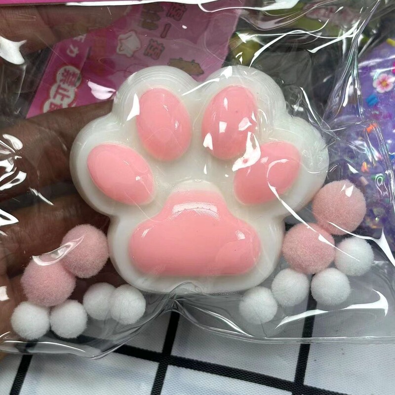 猫の爪のつまみの楽しみの卸売りの減圧のおもちゃの大きいサイズのシリカゲルの猫の爪のつまみの楽しみの泥の感の高い顔の値の解凍の神器|undefined