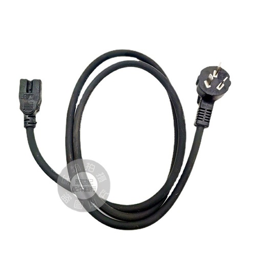 Rice cooker, electric pressure cooker accessories, rubber head power cord, three holes, three eyes, 1 square meter, pure copper core electric cooker cord