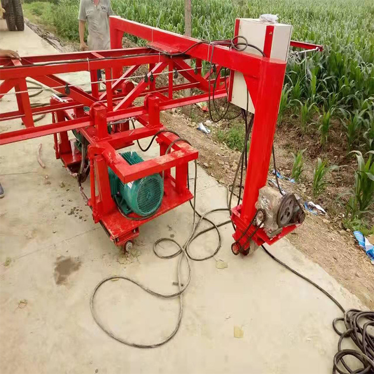 混凝土路面刻纹机 悬轨式压纹机 桥面切割刻纹机