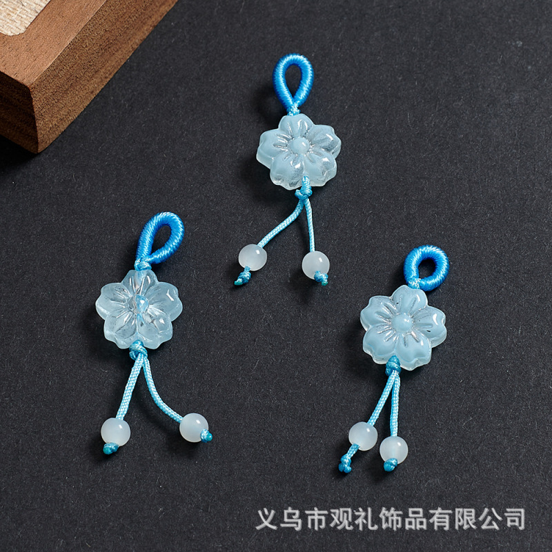 琉璃葫芦莲蓬樱花手串吊坠提溜串珠手链手工diy手绳编织饰品配件|undefined