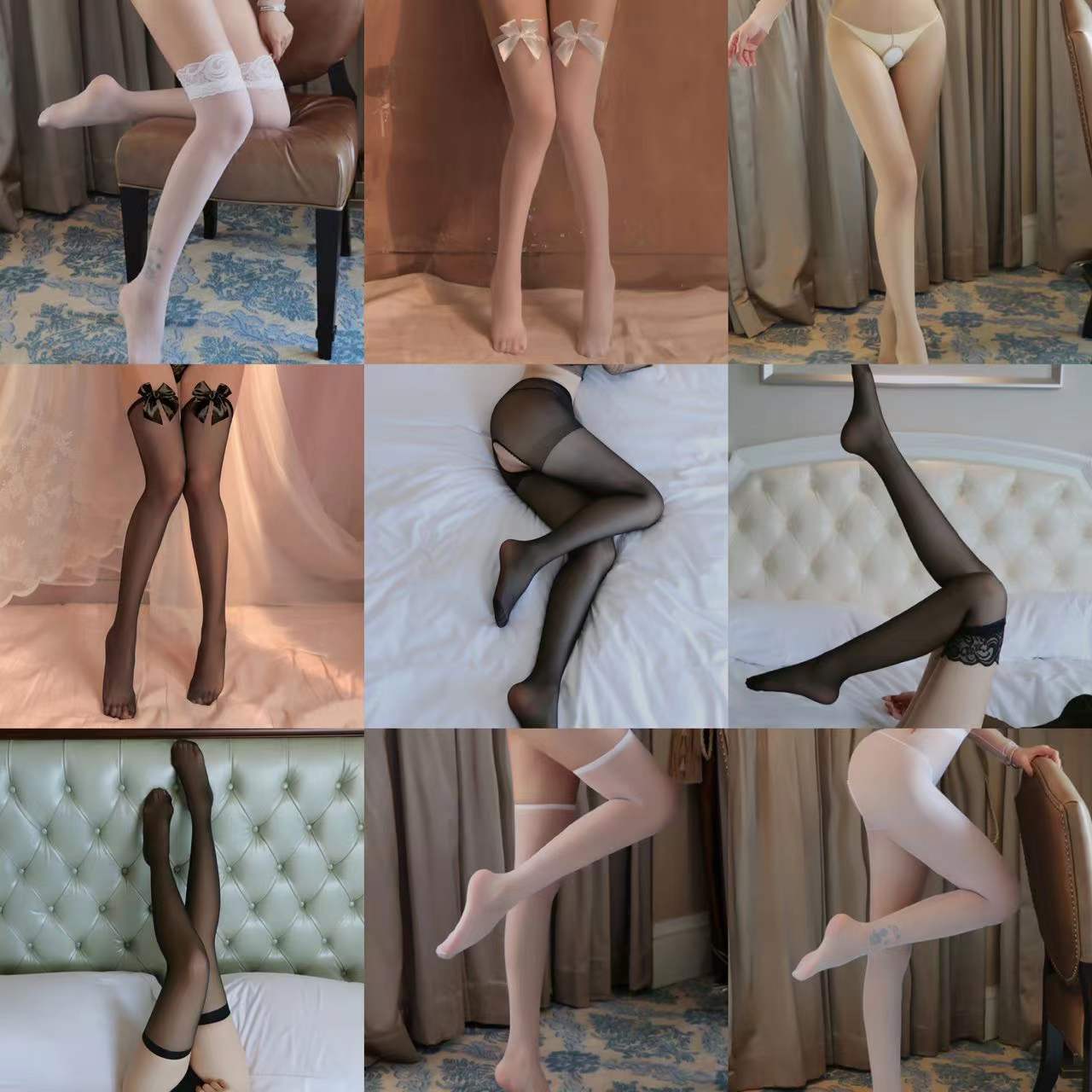 Tidal Erotic Stockings, Lace Stockings, Sexy Open Stockings, Lace Stockings, Sexy Over-The-Knee Socks, Women's Socks