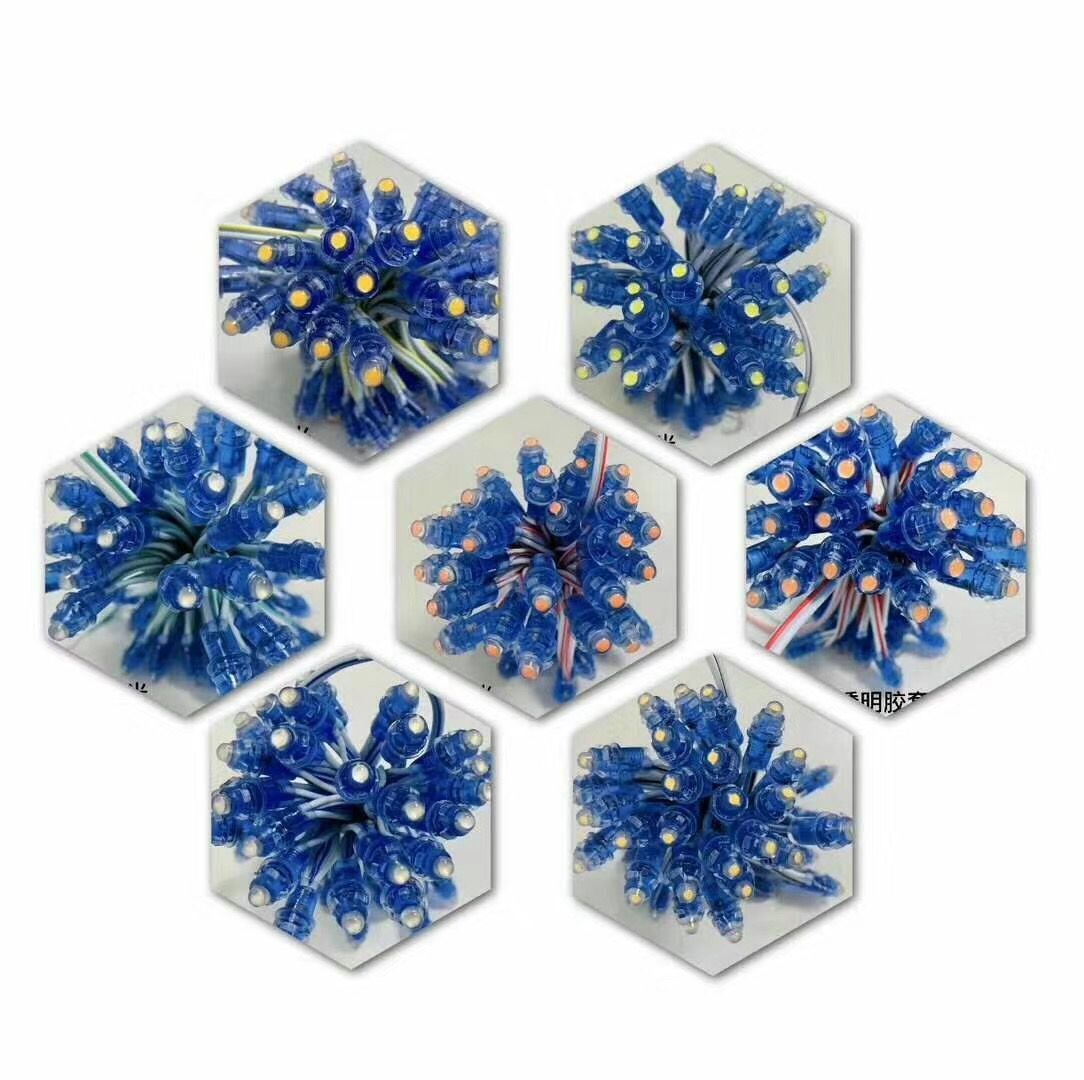 5V 12V 9mm12mmLED外露灯串穿孔灯串广告招牌打孔发光字防雨灯珠