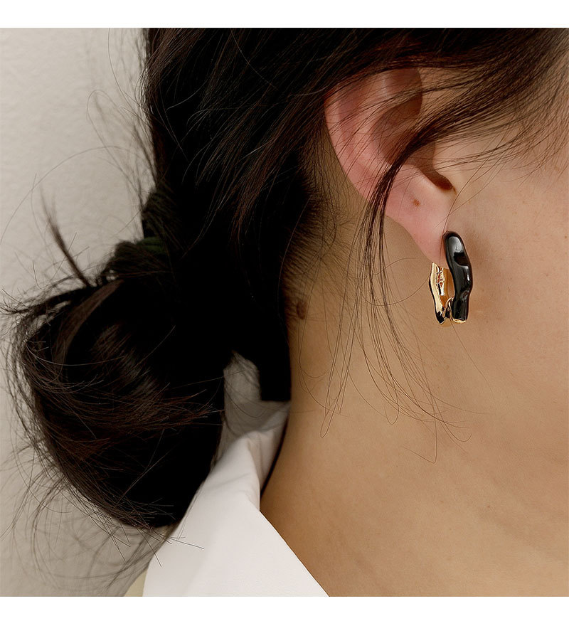 1 Pair Quantity Wedding, Birthday, Festival Occasion 1 Pair Streetwear Color Block Alloy Copper Drop Earrings