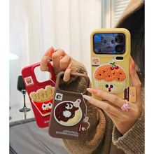 带标签刺绣薯条汉堡适用VIVOX300PRO手机壳新款X200/S30/S20女y52