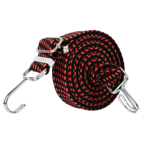 Bicycle tie-down strap, adjustable motorcycle rear luggage tie-down strap, electric scooter elastic rope strap