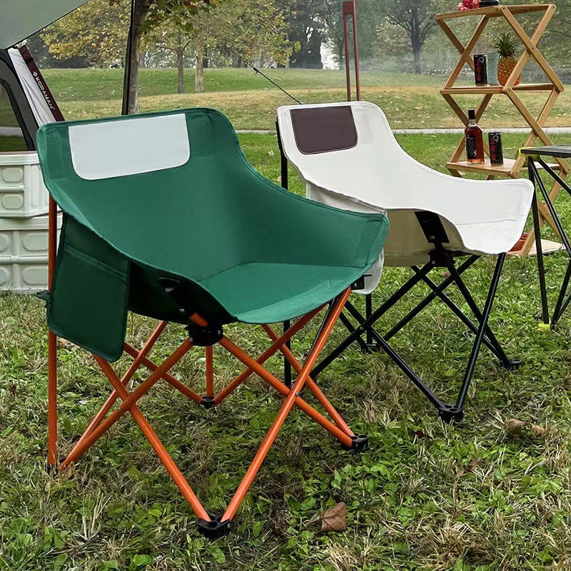 Manufacturer Customized Thickened Outdoor Folding Chair Outdoor Camping Fishing Stool Picnic Art Sketching Chair Lounge Chair