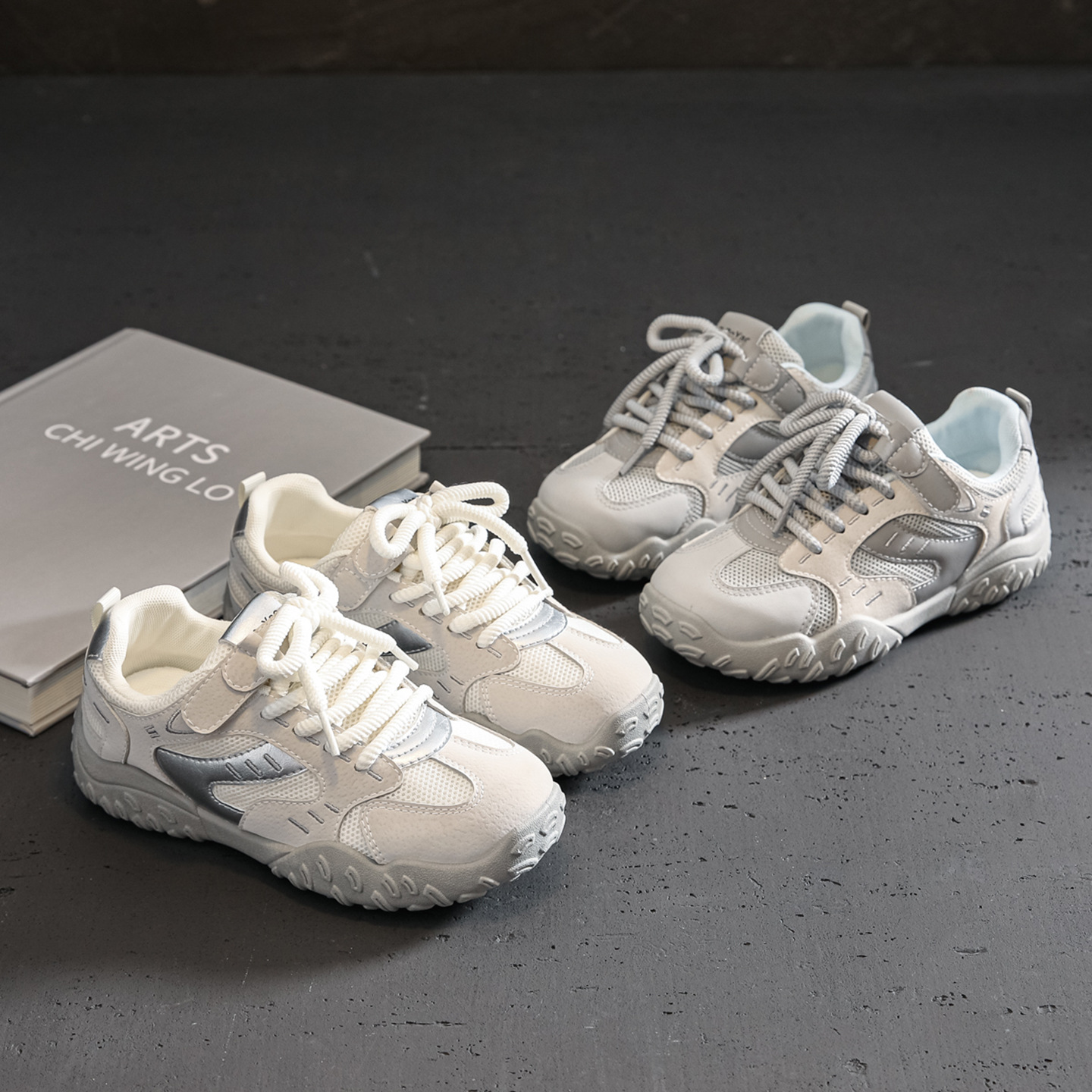 Breathable Non-Slip Kidsren's Moral Training Shoes Student Sports Shoes Women's 2025 Autum New Campus Boys' Shoes Kidsren's Running Shoes