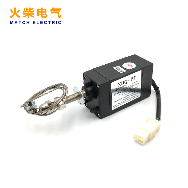 Turn off the power supply of the XHQ-PT diesel generator shutdown solenoid valve to disconnect the control power-off device for 12V/24V.