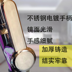 電鍍不鏽鋼冷熱水龍頭高彎洗菜盆洗衣槽龍頭寶塔菜盆高標鍍鉻款