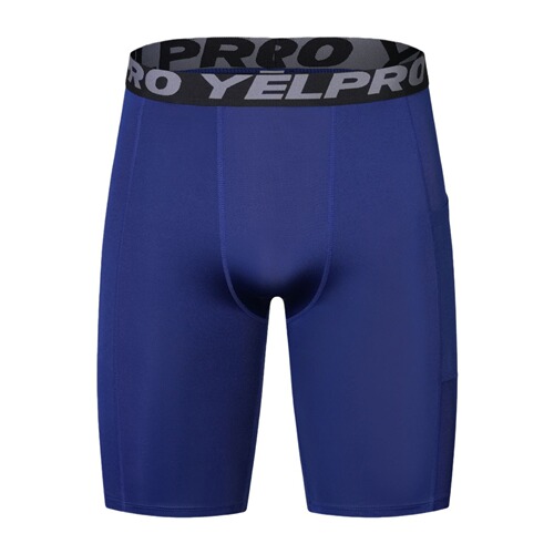 Men's Athletic Compression Shorts Five-Pocket Leggings High-Elastic Quick-Dry Fitness Leggings