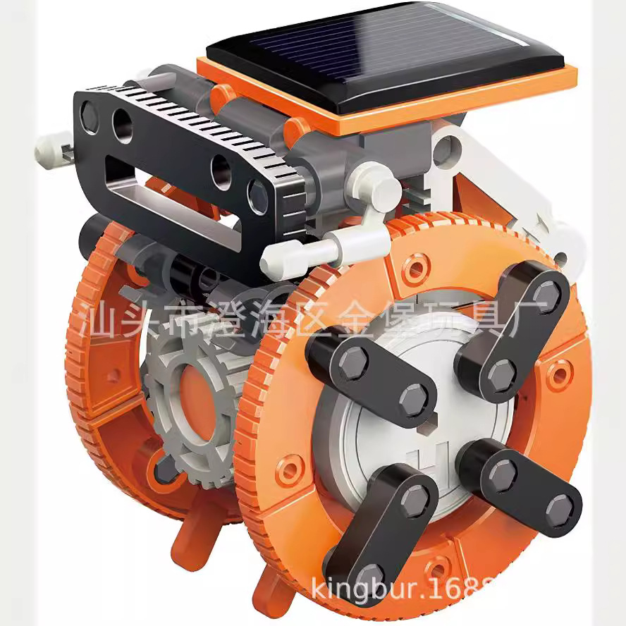 Venta caliente transfronteriza DIY ensamblado juguete 7-en-1 auto-instalado robot solar juguete 7-en-1 robot inteligente