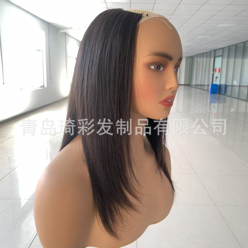 Mechanism Wig Manufacturer Wholesale Custom Women's Wigs Detachable Qingdao Real Hair Factory Sales Braided Hair