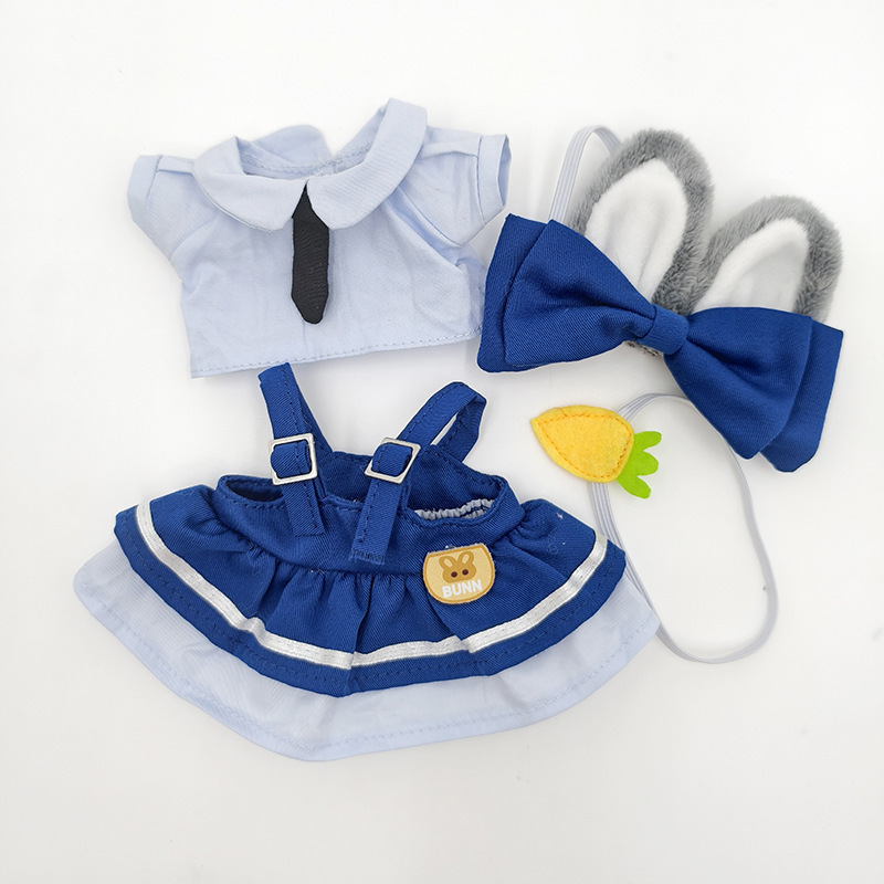 小兔日记&小狐周刊10cm/15cm/海星体浮梦娃衣套装棉花洋娃娃|undefined