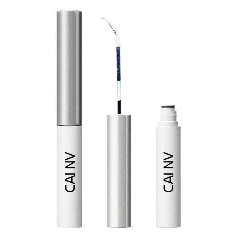 White mascara COS eyebrow dye cream fine comb type very small brush head blue purple color waterproof long curling