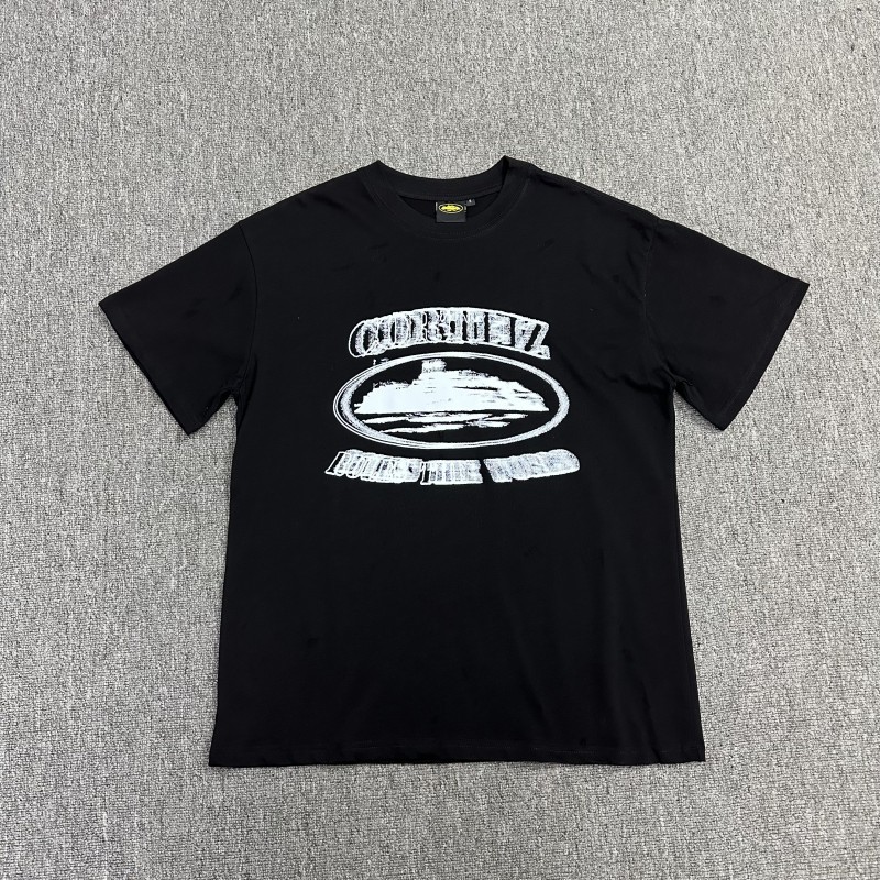 Comercio exterior al por mayor Alcatraz Basic Series C0rteiz Phantom Letter Logo Camiseta impresa Traje de pareja