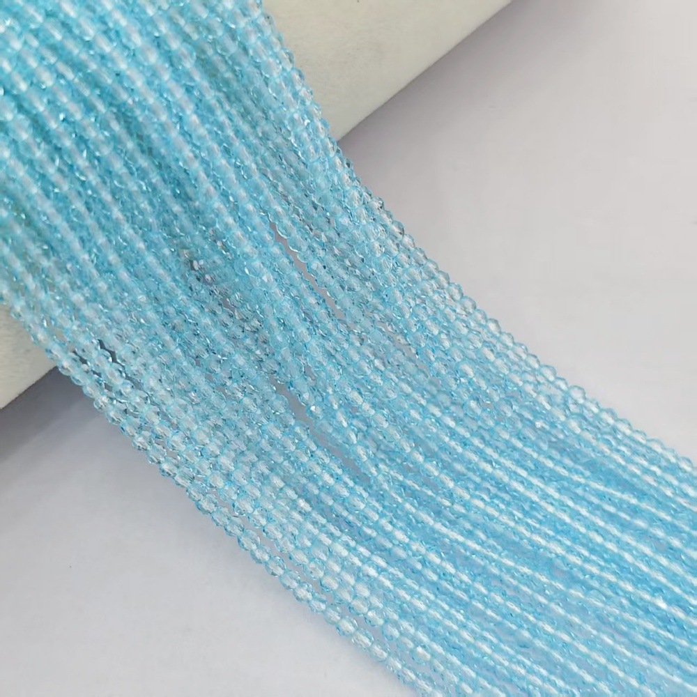 Hilo de algodón aguja súper pequeña Perla de cristal encadenada cuentas vidriadas DIY accesorios de ropa hechos a mano pulsera collar cuentas dispersas accesorios