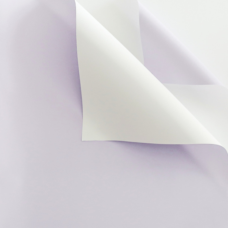 Venta al por mayor material de embalaje de ramo coreano floristería envoltura floral de doble cara papel de envoltura de flores de papel Ouya engrosado de dos colores