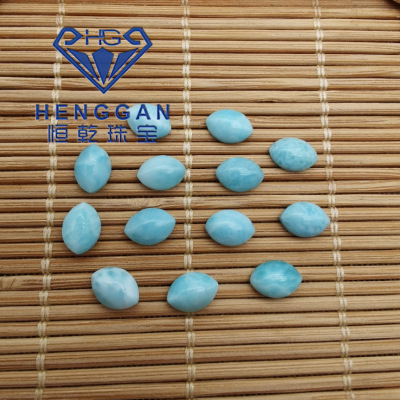 natural Dominica wholesale Lima Diamond Abstaining face rough  Partially Prepared Products stone horse Flat bottom without wearing make-up