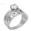 Ring, sophisticated universal jewelry suitable for men and women, European style, wholesale