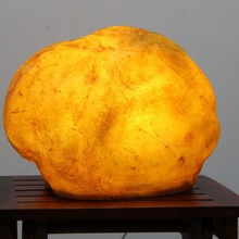 发光石头仿石草坪灯 仿真玉石灯 发光鹅卵石 庭院草坪景观石头灯