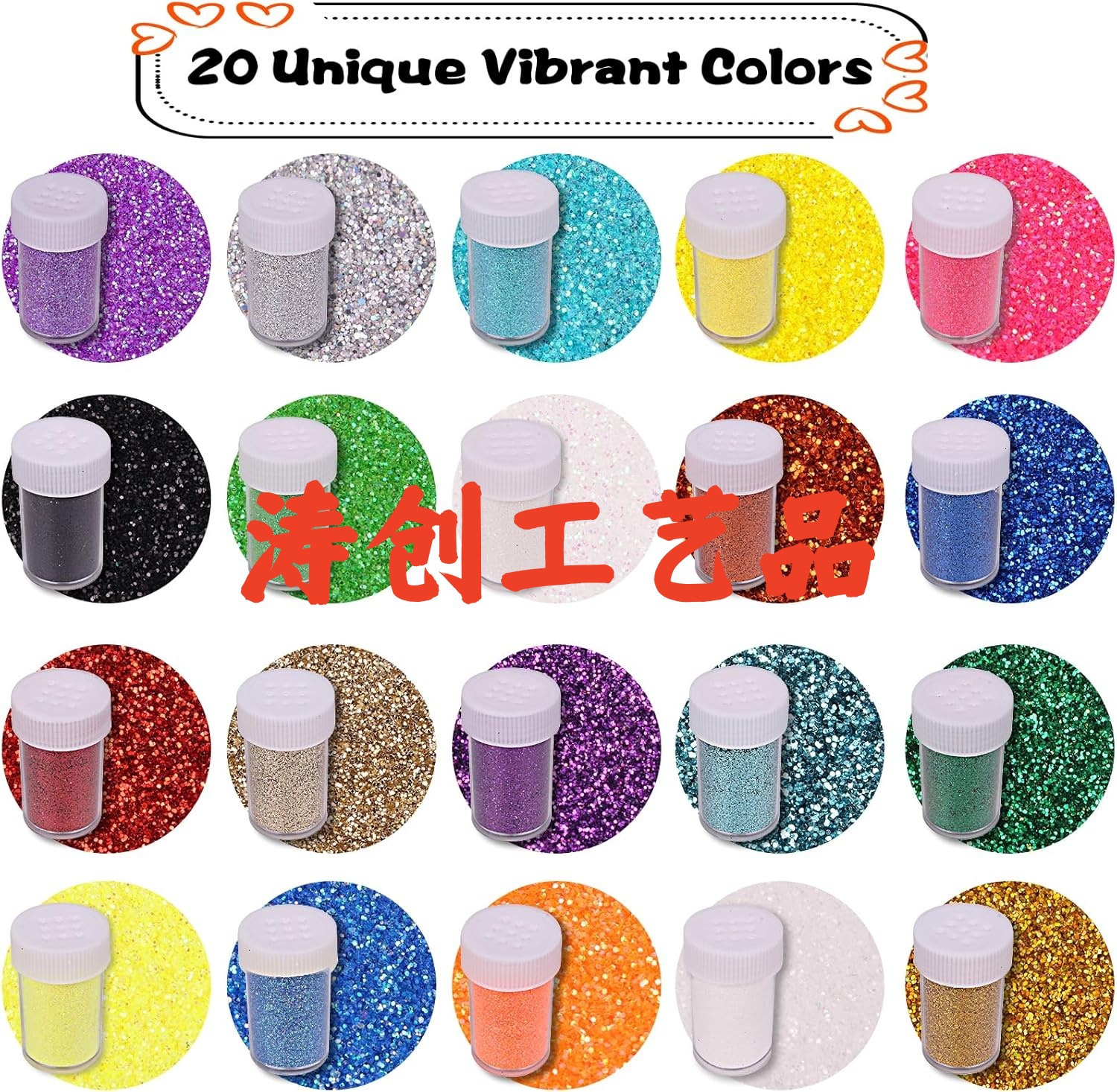 45 Bottles of 5g Bottled Glitter Powder, Nail Art Sequins, Laser Glitter, Handmade Nail Sequins, Mixed Wholesale