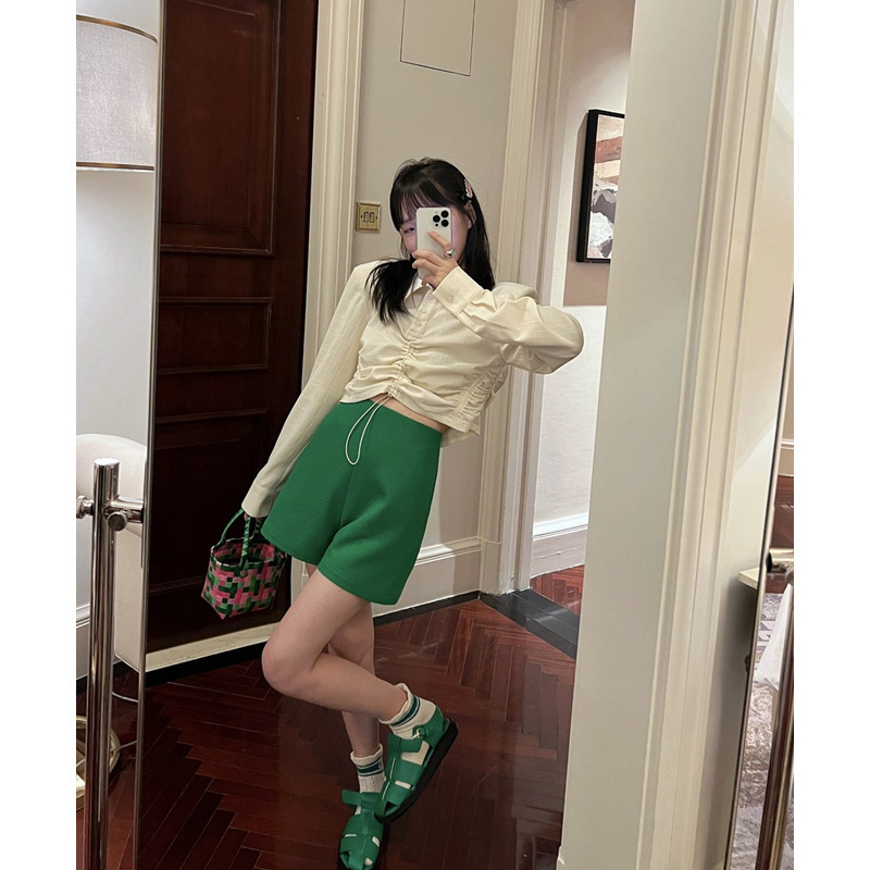 [Special Offer Items Are Non-Returnable] Unity Mode Shorts High-Waisted A-Line Wide-Leg Straight Pants for Petite Women