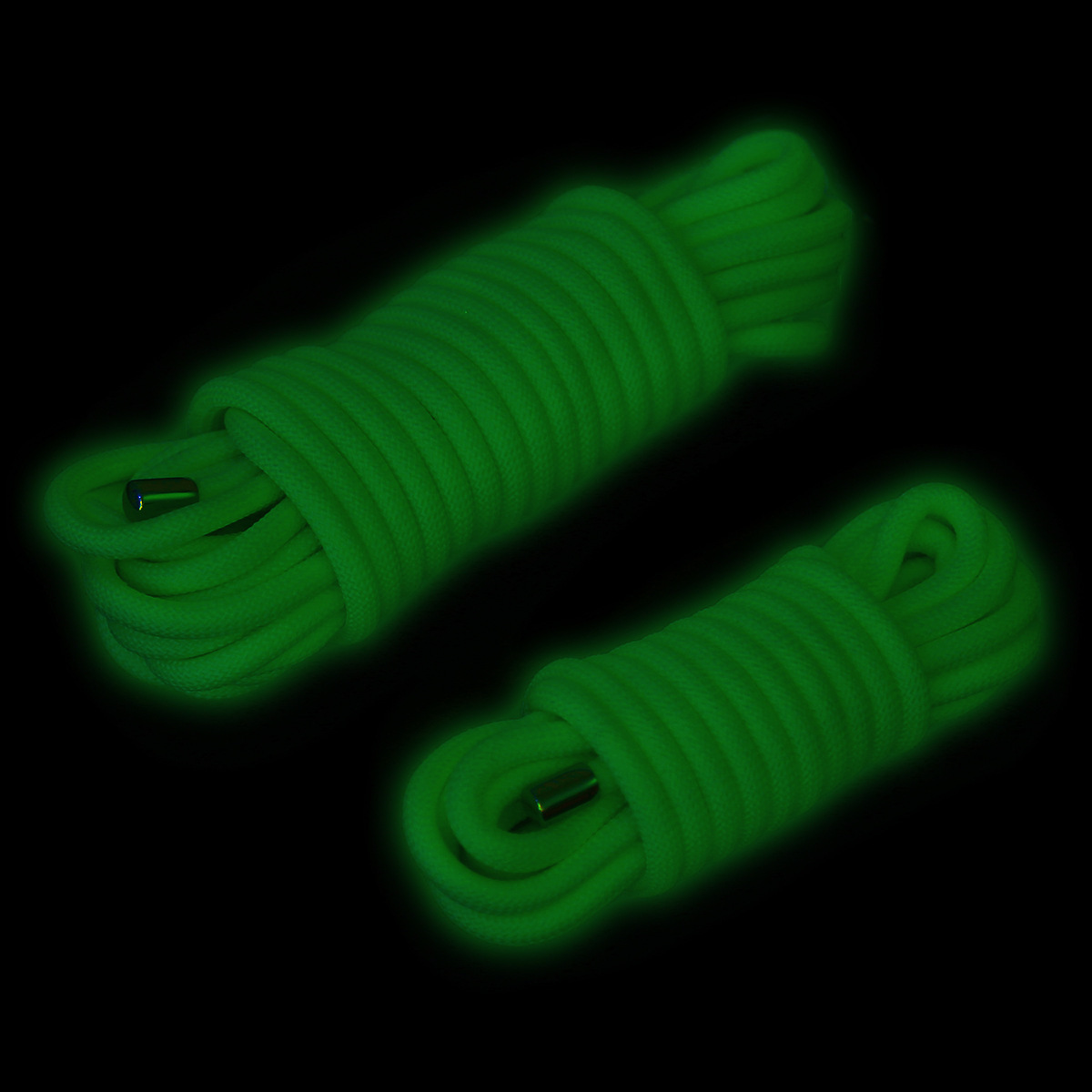 SM fábrica alternativa sexy algodón cuerda suministros coqueteo entrenamiento vinculante cuerda verde luminoso fluorescente juguetes sexuales