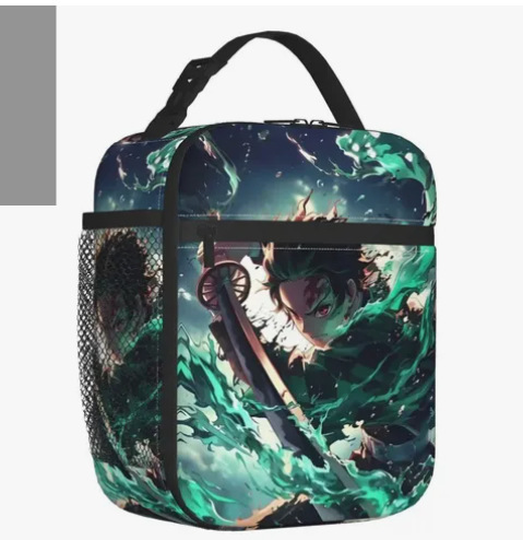 Minecraft Bolso de comida para estudiantes de primaria Minecraft Bolso de hombro portátil para niños Caja de aislamiento Bolsa de almuerzo portátil de campo