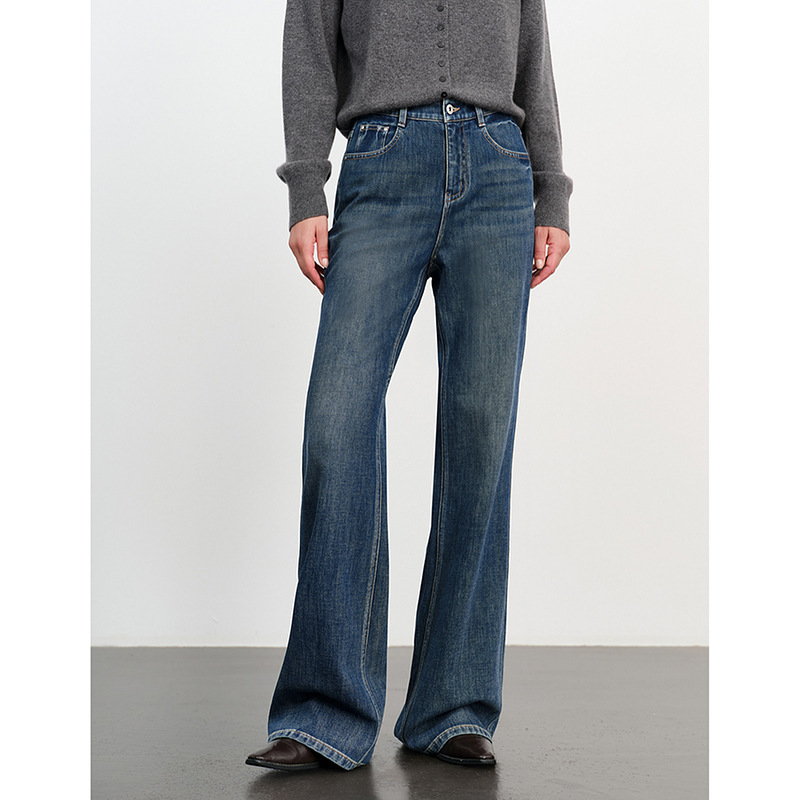 2026 Early Autumn New Fashion Versatile Four-Way Stretch Slight Flare Cotton Jeans for Women 5H7250402 2026 Early Autumn New Fashion Versatile Four-Way Stretch Slight Flare Cotton Jeans for Women 5H7250402