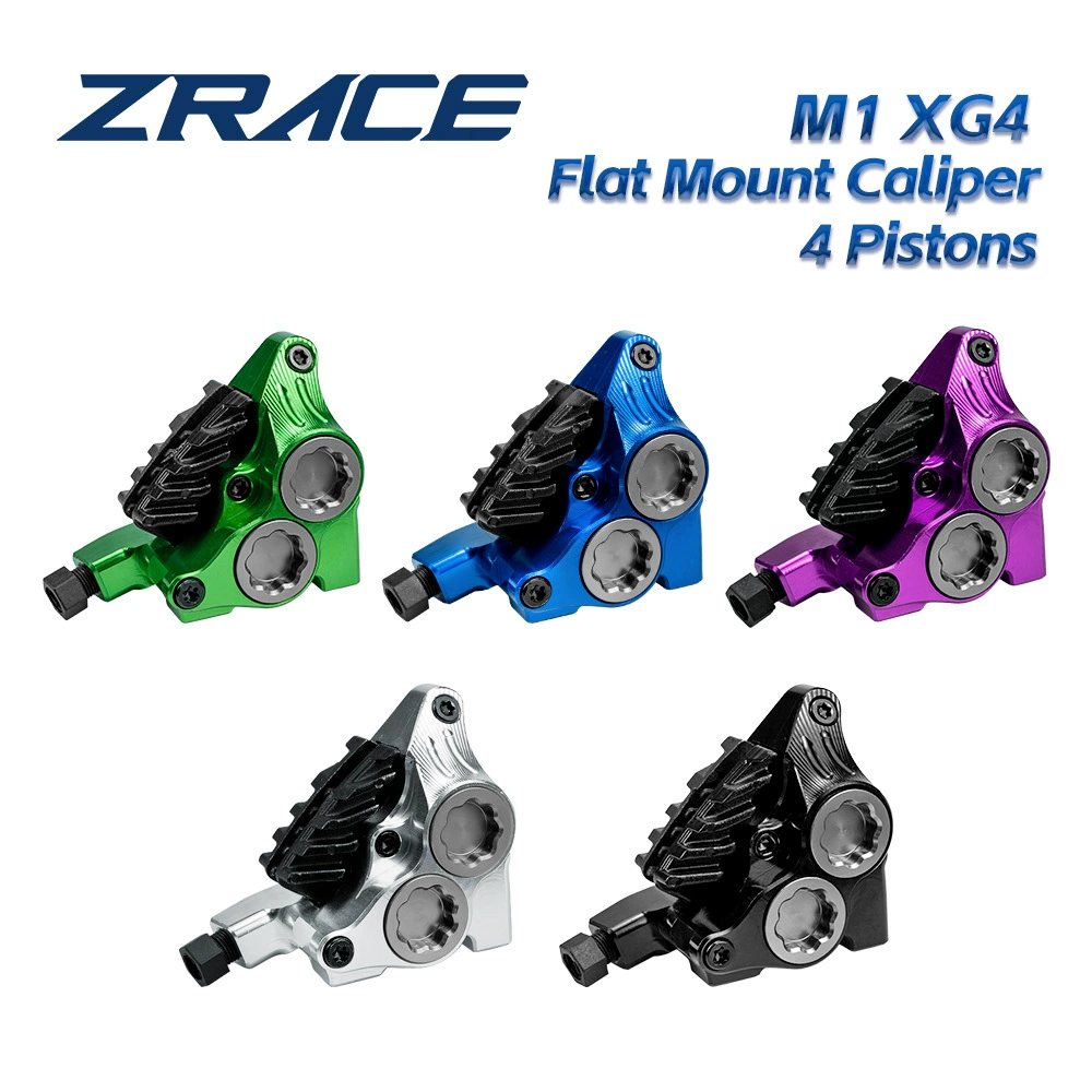 ZRACE XG4 Четырехпоршневой суппорт Шоссейный велосипед с плоским масляным диском Сверхлегкий гидравлический суппорт с ЧПУ