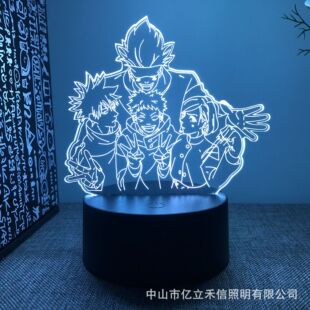 3DСҹ�����g�ؑ�ϵ�к�ɫ�|���b��16ɫUSB̨��LED���^���YƷ��