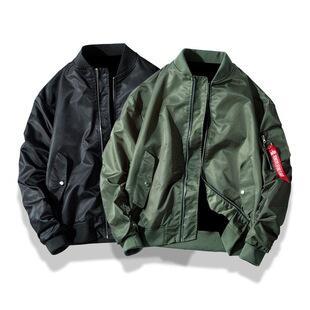 H 90966 Autumn Flight Jacket Loose Fit Men �＾�����w�з�