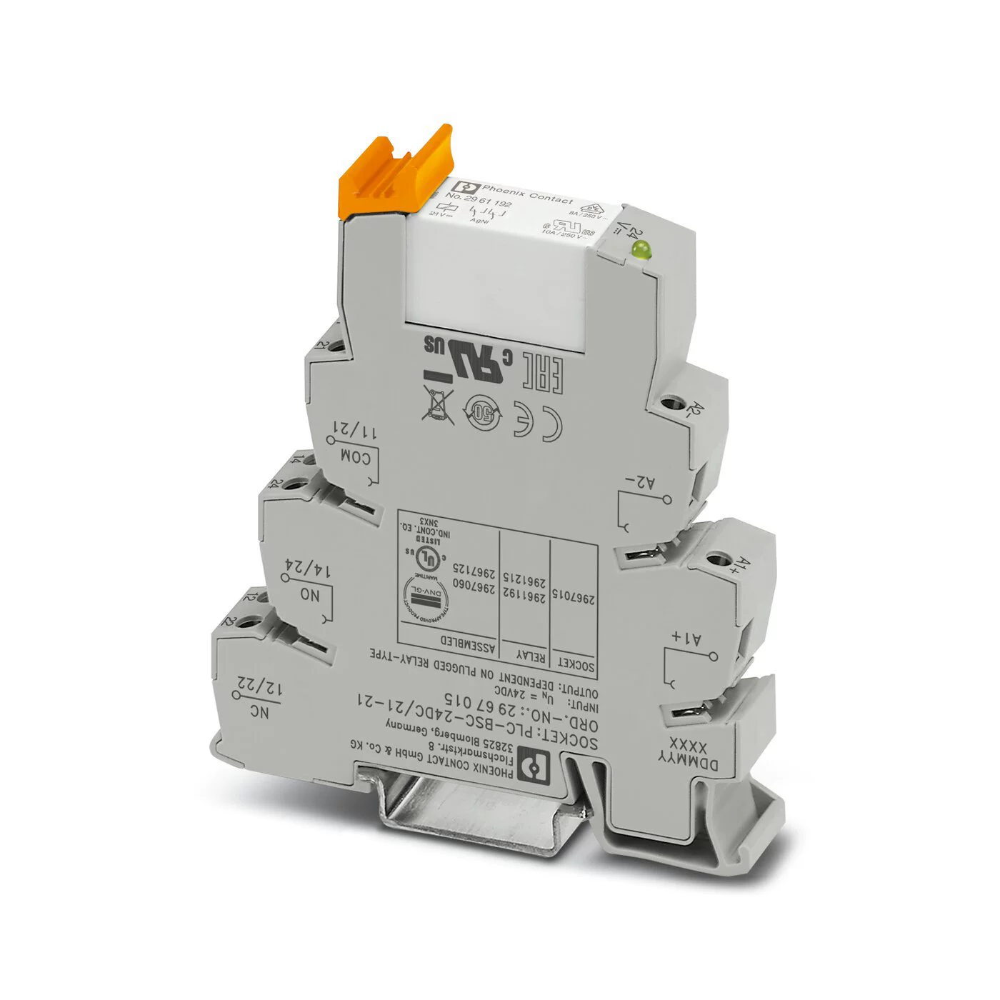 Феникс модуль реле PLC-RSC-24DC/21-21 (2967060)