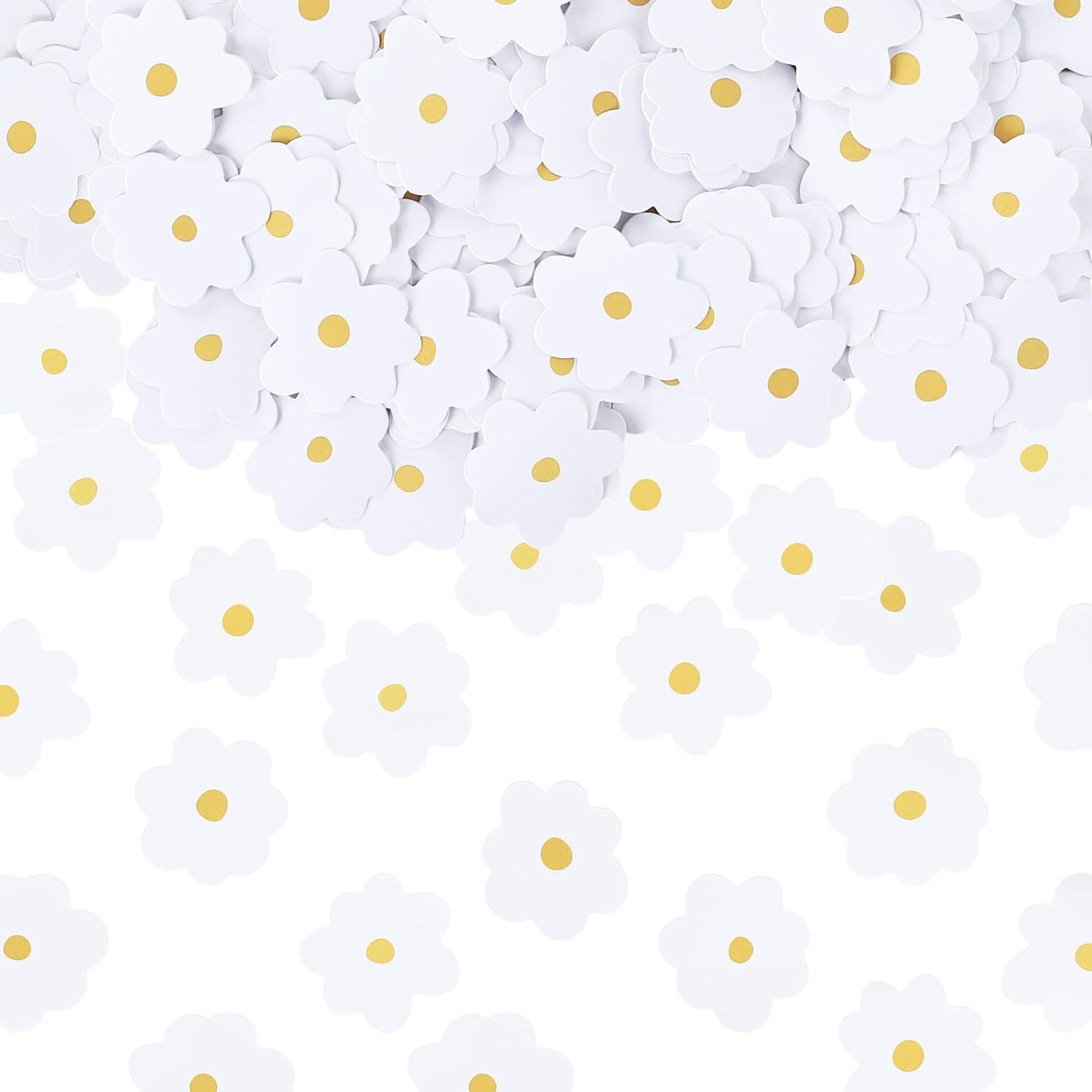 厂家外贸热销西米亚风时髦贴纸雏菊花贴花工艺品信封贺卡邀请卡等